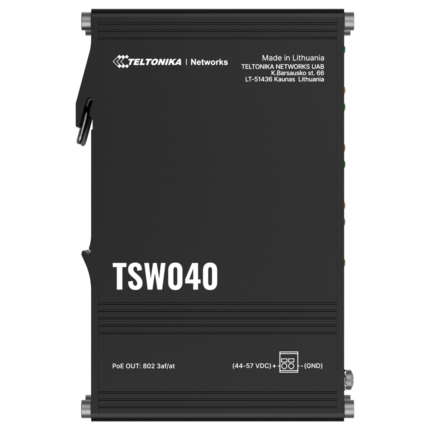 Switch industrial para alimentar cámaras y dispositivos por cable (TK-TSW040)