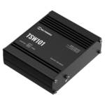 Switch industrial para alimentar cámaras y dispositivos vía cable