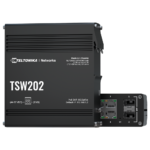 Switch industrial gestionable con PoE+ para entornos de fábrica y automatización