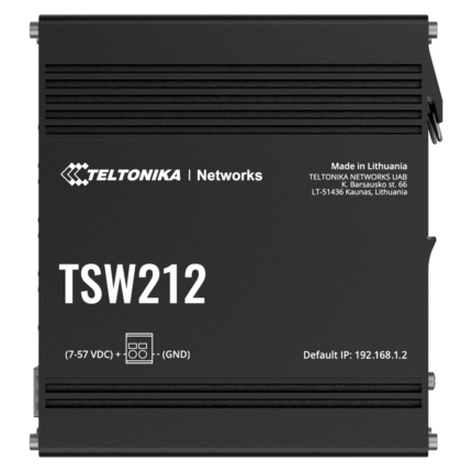 Switch industrial gestionable para redes de fábrica y automatización (TK-TSW212)