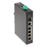 Switch para alimentar cámaras de seguridad con cable de red (PoE)