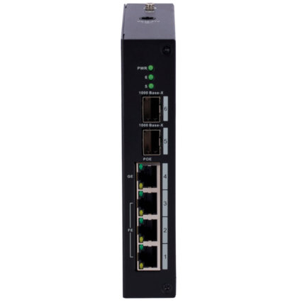Switch industrial gestionable con PoE para entornos exigentes