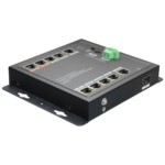 Switch PoE para conectar cámaras de seguridad con instalación en pared