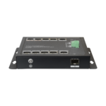 Switch PoE para conectar cámaras de seguridad con instalación en pared