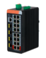 Switch industrial gestionable para redes en entornos extremos con PoE (XS-SWI2016HIPOE-MGF-240-DIN)