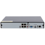 Grabador para 4 cámaras IP con visión en 4K y detección facial