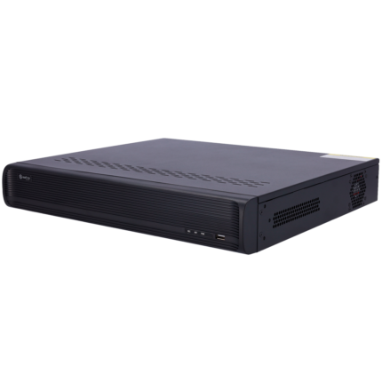 Grabador de seguridad para 32 cámaras IP con almacenamiento en 4 discos