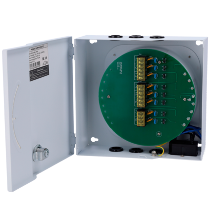 Caja de alimentación para 8 cámaras de seguridad 24V