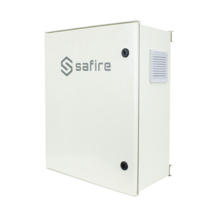 Armario exterior para instalaciones de videovigilancia autónoma (SF-BOX0812V-UPS-IP55)