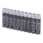 Pack de 10 pilas AAA de litio 1,5V para mandos y juguetes