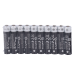 Pack de 10 pilas AAA de litio 1,5V para mandos y juguetes