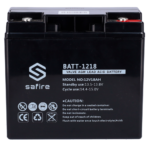 Batería de respaldo recargable para alarmas, SAI y sistemas de seguridad (BATT-1218)