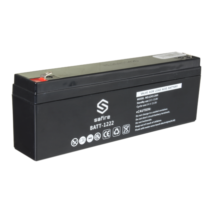 Batería de respaldo recargable para alarmas y sistemas de seguridad (BATT-1222)
