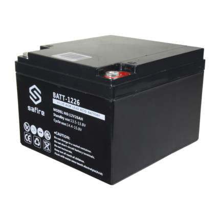 Batería de respaldo recargable para alarmas, SAI y sistemas de seguridad (BATT-1226)