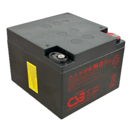 Batería de repuesto para alarma del hogar 12V 26Ah