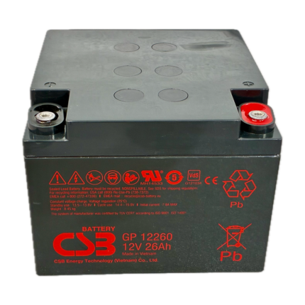Batería de repuesto para alarma del hogar 12V 26Ah