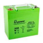 Batería de respaldo 12V 55Ah para sistemas de seguridad y SAI