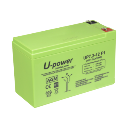 Batería de repuesto para alarmas, SAI y sistemas de seguridad (BATT-1272-U)