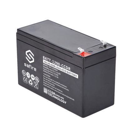 Batería de repuesto para alarmas, SAI y sistemas de seguridad 12V (BATT-1290-CCDR)