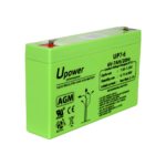 Batería de repuesto para alarmas, SAI y sistemas de seguridad 6V (BATT-6070-U)