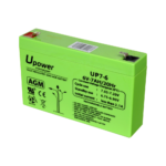 Batería de repuesto para alarmas, SAI y sistemas de seguridad 6V (BATT-6070-U)