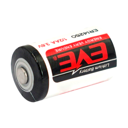 Pila de litio 1/2 AA 3,6V para contadores y sensores industriales