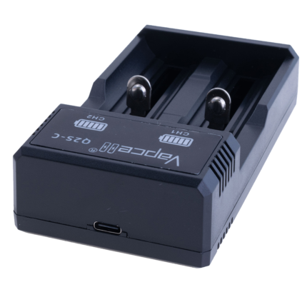 Cargador USB-C para baterías de litio recargables con protección