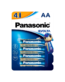 Panasonic Pilas AA alcalinas para mandos, juguetes y relojes (pack 4)