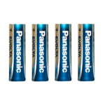 Panasonic Pilas AA alcalinas para mandos, juguetes y relojes (pack 4)