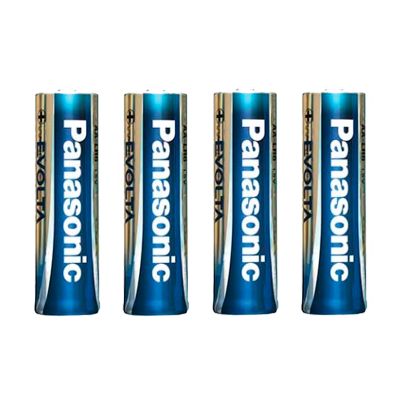 Panasonic Pilas AA alcalinas para mandos, juguetes y relojes (pack 4)