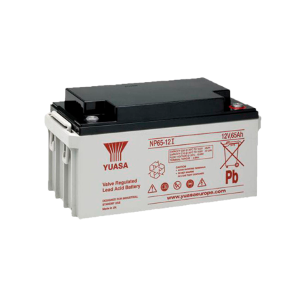Batería de plomo AGM 12V 65Ah para sistemas de alarma y emergencia