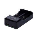 Cargador universal de pilas recargables con carga rápida USB-C