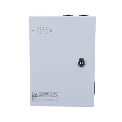 Caja de alimentación centralizada para 9 cámaras de seguridad 12V