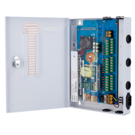 Caja distribuidora de alimentación 12V con 18 salidas para cámaras