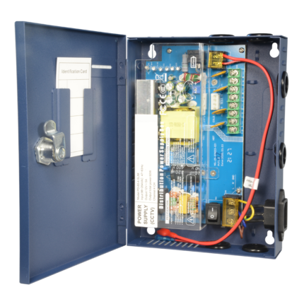Caja distribuidora de alimentación 12V para 4 cámaras de seguridad