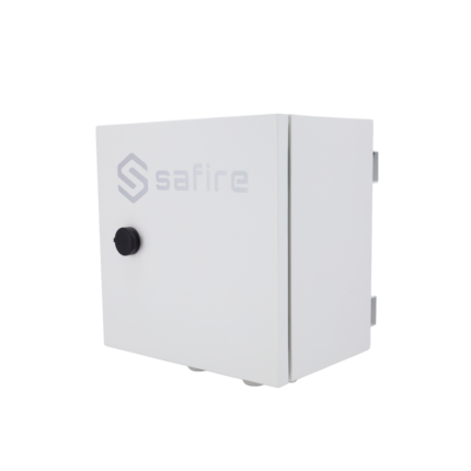 Caja de alimentación solar para cámaras de seguridad en exterior