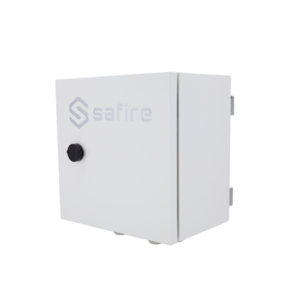 Caja de alimentación solar autónoma para cámaras y dispositivos POE
