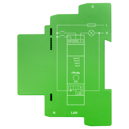 Regulador de luz inteligente WiFi para carril DIN con control de consumo