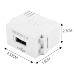 Cargador de pared USB para cargar móviles y tablets en casa