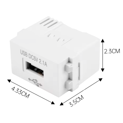 Cargador de pared USB para cargar móviles y tablets en casa