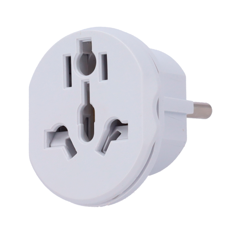 Adaptador de enchufe inglés (UK) a europeo (EU)