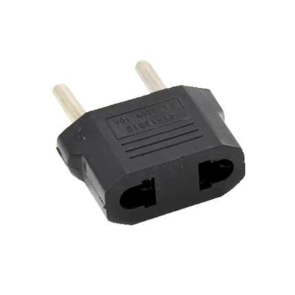 Adaptador de enchufe americano a europeo para viajes y dispositivos USA