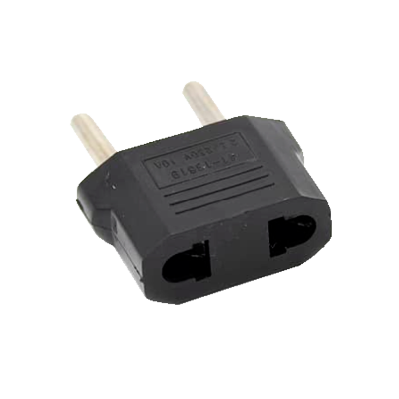 Adaptador de enchufe americano a europeo para viajes y dispositivos USA