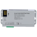 Fuente de alimentación con batería para sistema de control de acceso