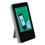 Control de acceso por código QR con pantalla para oficinas e interiores