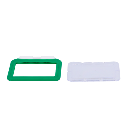 Funda protectora para tarjeta de acceso o crédito anti-RFID verde