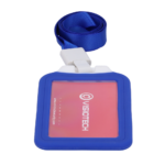 Funda protectora de silicona azul para tarjetas de acceso RFID