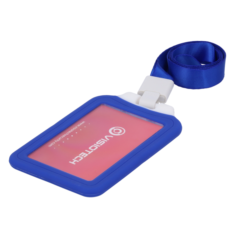 Funda protectora de silicona azul para tarjetas de acceso RFID