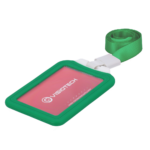 Funda protectora para tarjeta de acceso con bloqueo RFID verde