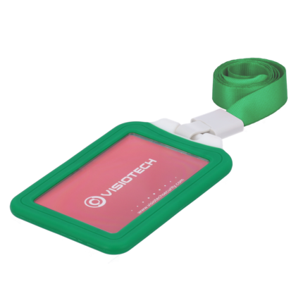 Funda protectora para tarjeta de acceso con bloqueo RFID verde